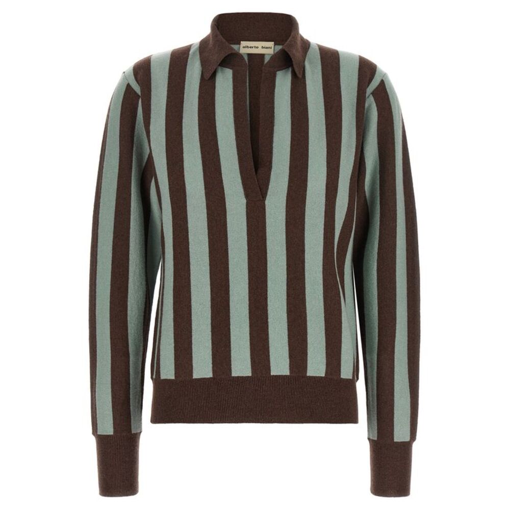Alberto Biani Multicolor Cashmere Polo Women's Shirt